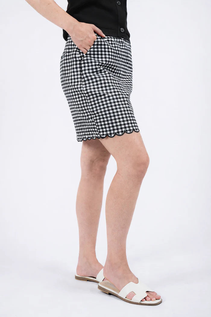 Gingham Skort