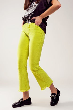 Colored Flare Jeans